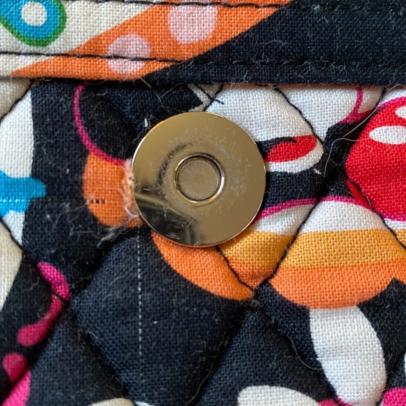 Vera Bradley Disney Parks Midnight with Mickey mini hipster crossbody with pin! - Picture 4 of 8